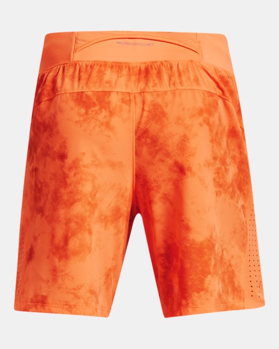 Men's UA Launch Elite 7'' Shorts in Orange image number 8